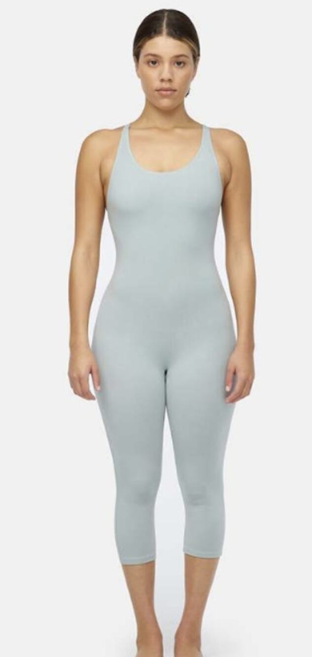 Lacausa Flow Women's S Sea Glass Arya Unitard Yoga Jumpsuit Athleisure Q8-7